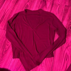 V cut Long sleeve